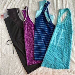 Bundle of 4 Nike Athletic Tank Tops - Size Medium